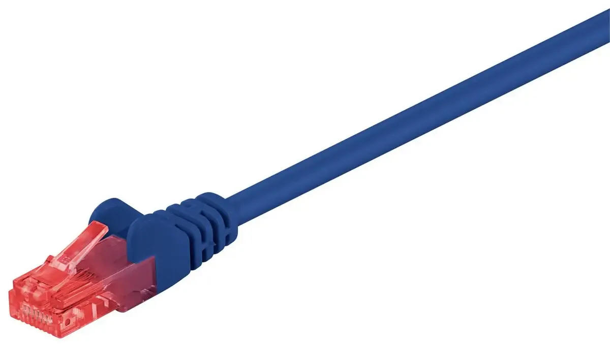B-UTP602B RJ45 netwerkkabel, patchkabel 2 m, 1 st. van Microconnect in Blauw – productfoto
