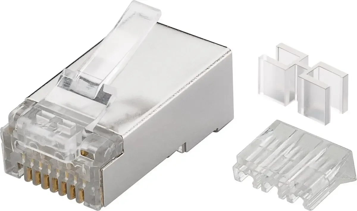 KON504-50 Microconnect stekker CAT5e meerkleurig, 50 st. van Microconnect in Meerkleurig – productfoto