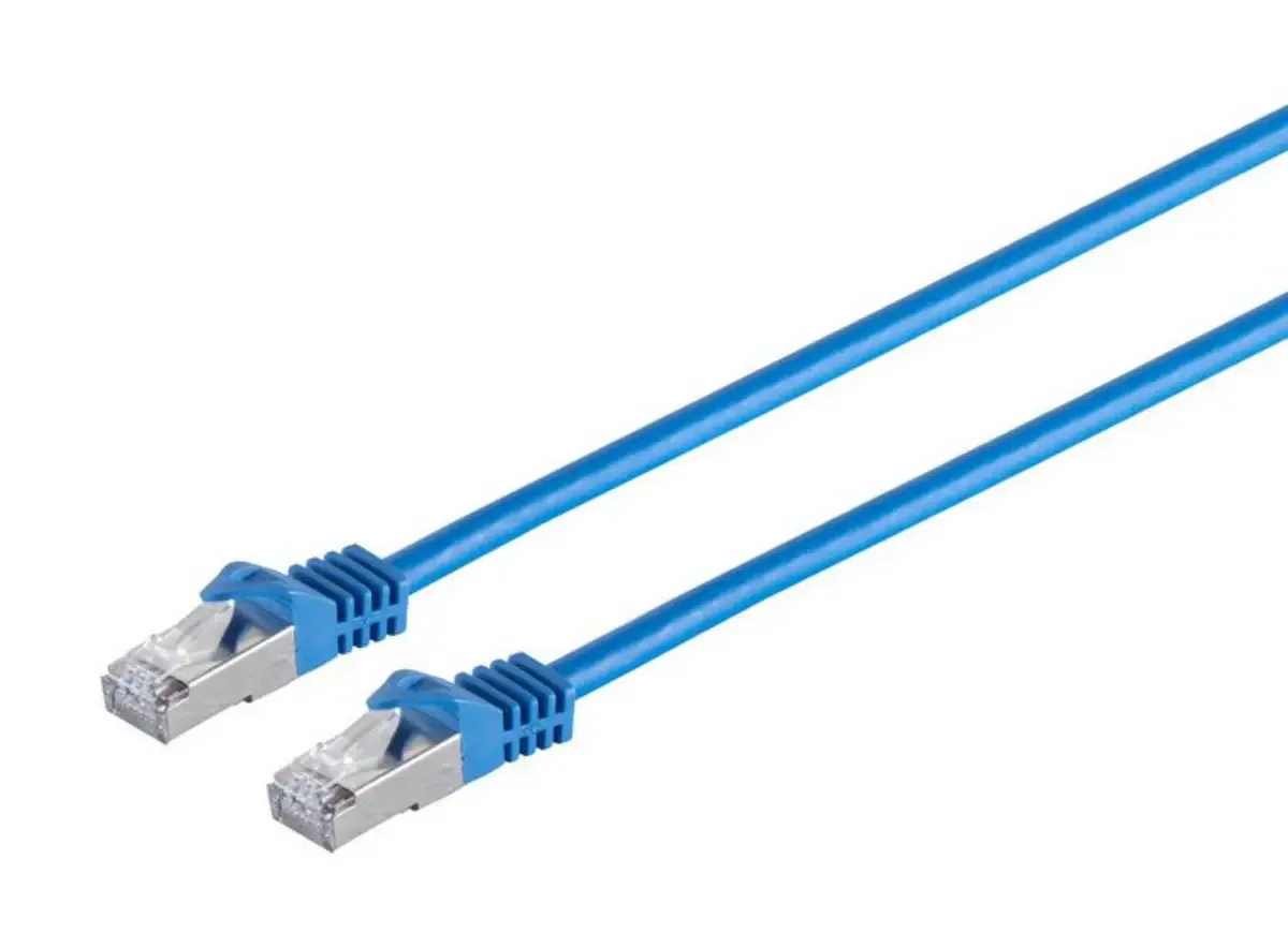 SFTP70025B RJ45 netwerkkabel, patchkabel 0.25 m, 1 st. van Microconnect in Blauw – productfoto