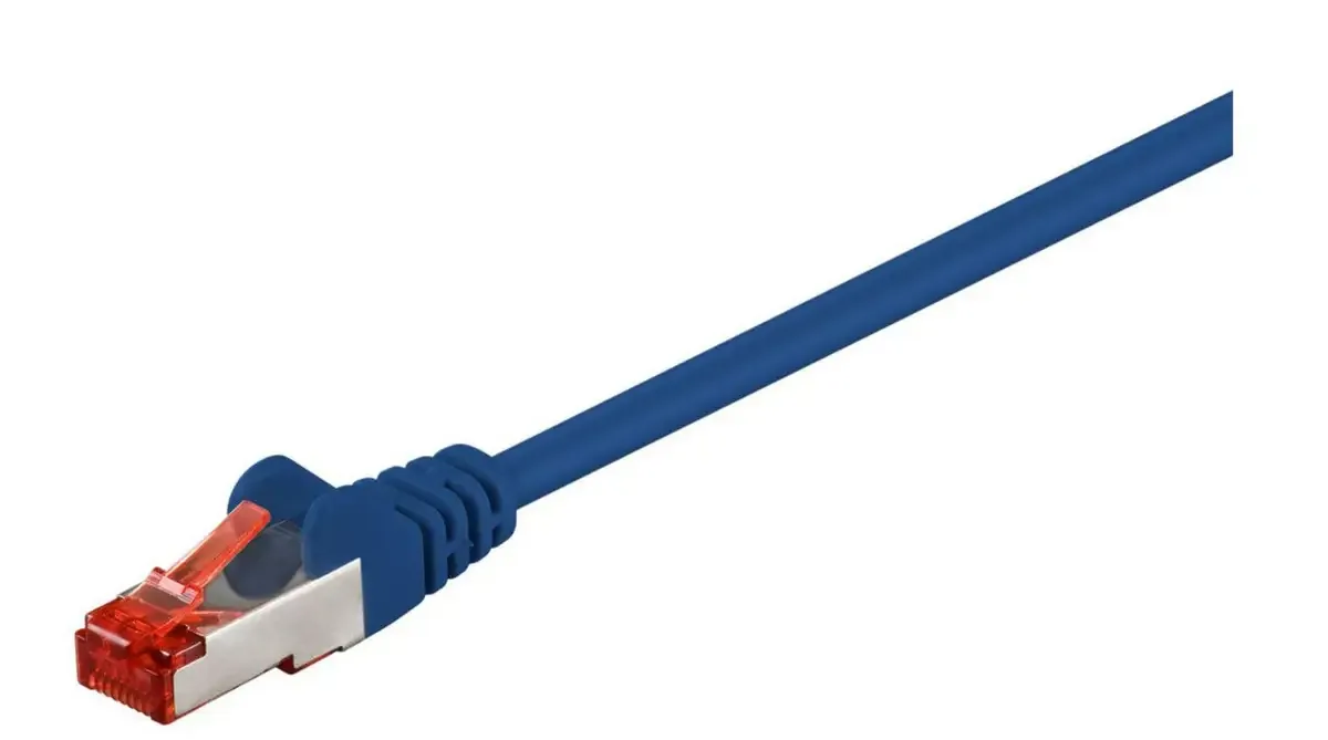 SSTP60015B RJ45 Câble réseau, câble patch 0.15 m 1 pc(s) fra Microconnect i Blå – produktbillede