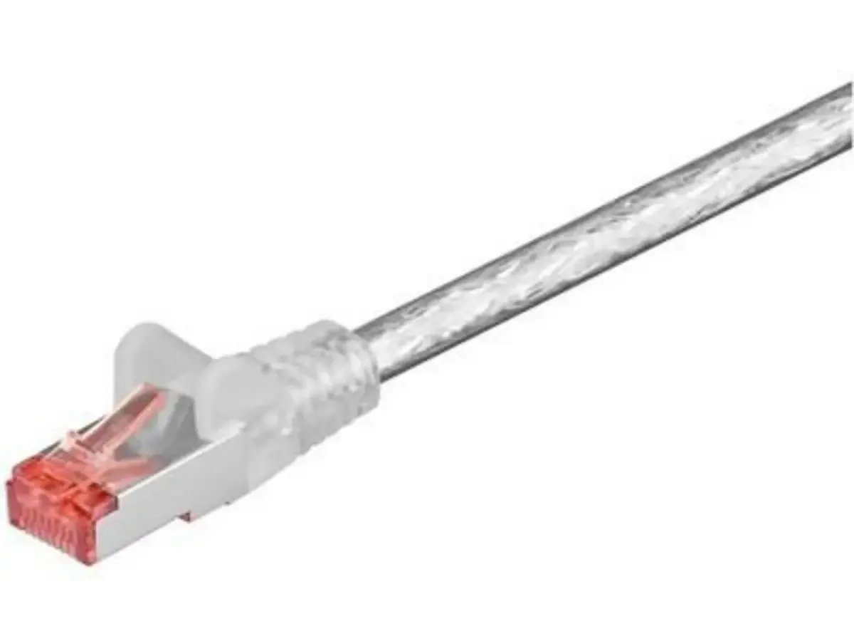 SSTP60025T RJ45 netwerkkabel, patchkabel 0.25 m, 1 st. van Microconnect in Transparant – productfoto