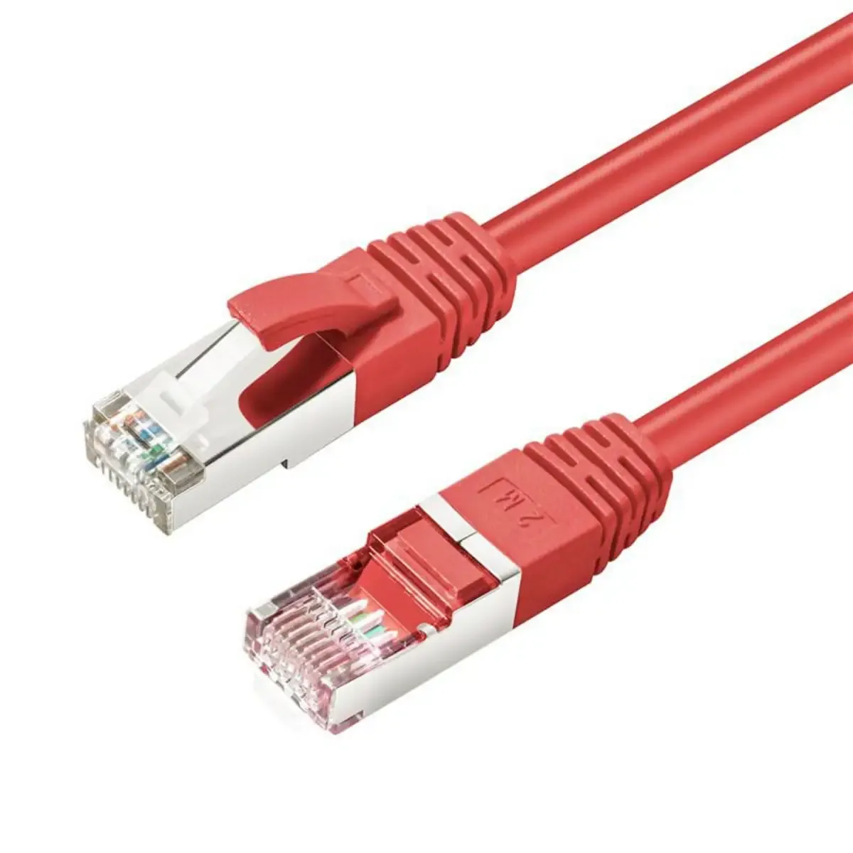 SSTP601R RJ45 netwerkkabel, patchkabel 1 m, 1 st. van Microconnect in Rood – productfoto