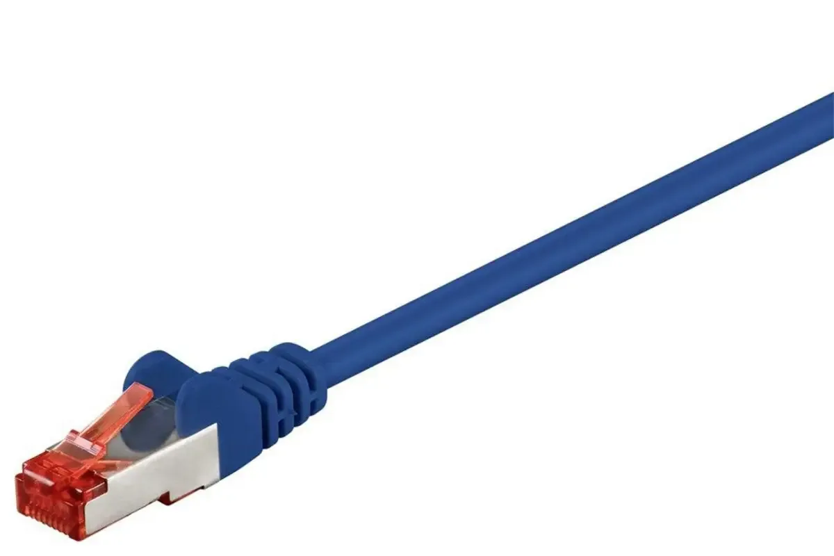 SSTP625B RJ45 netwerkkabel, patchkabel 25 m, 1 st. van Microconnect in Blauw – productfoto