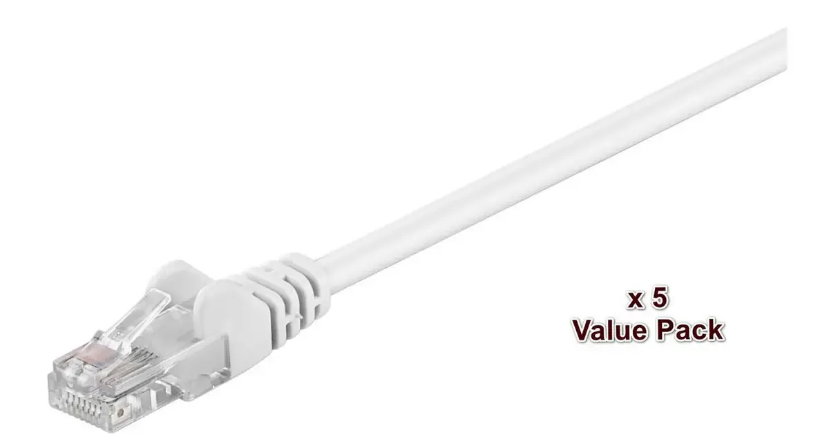 V-UTP515WVP RJ45 Patchkabel 15 m Weiß 5 St. van Microconnect – productfoto