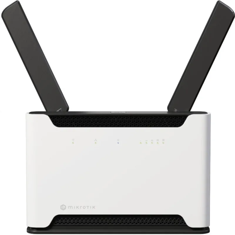 Chateau LTE18 ax - LTE router - open sourse van MikroTik in Wit met zwart – productfoto