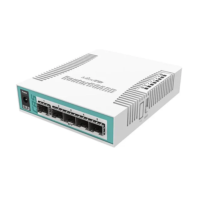 CRS106-1C-5S network switch by MikroTik – product photo