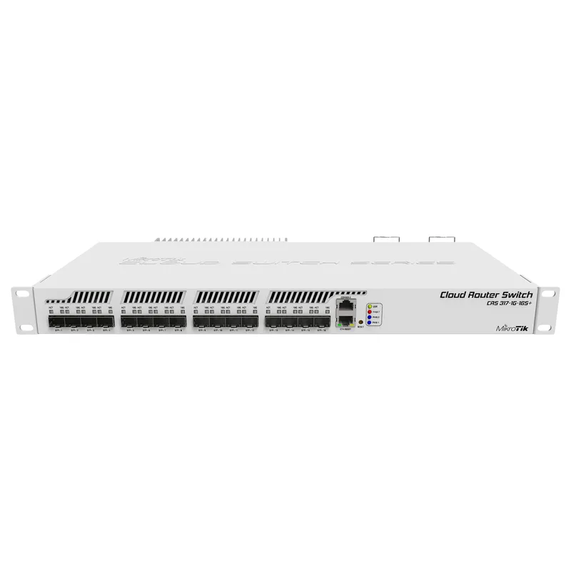 CRS317-1G-16S+RM network switch van MikroTik – productfoto