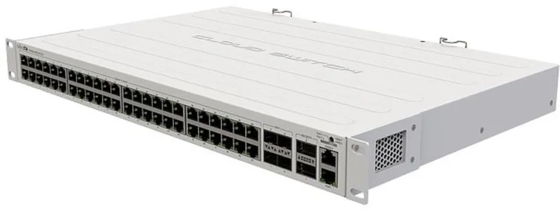 CRS354-48G-4S+2Q+RM netwerk-switch L2 Gigabit Ethernet (10/100/1000) von MikroTik in Grau – Produktfoto
