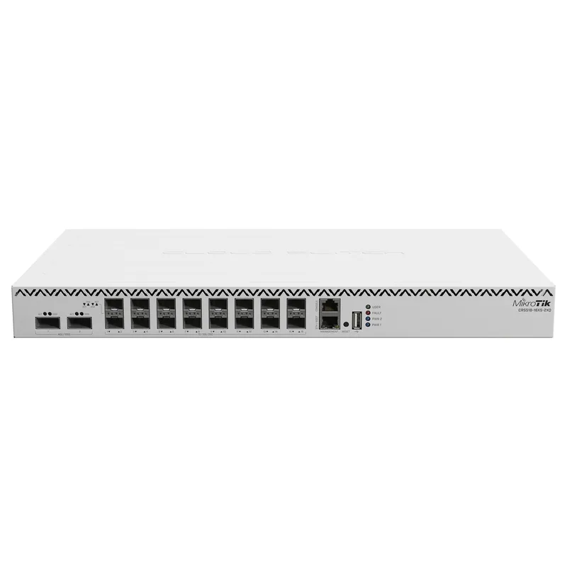 CRS518-16XS-2XQ-RM network switch von MikroTik – Produktfoto