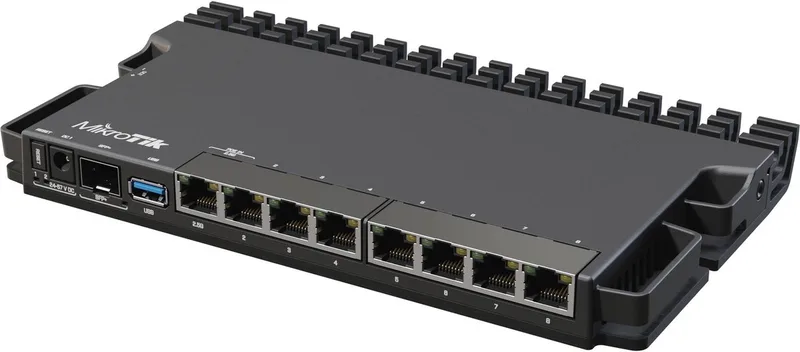 RB5009UG+S+IN - Router - 9 poorts - USB 3.0 by MikroTik in Black – product photo