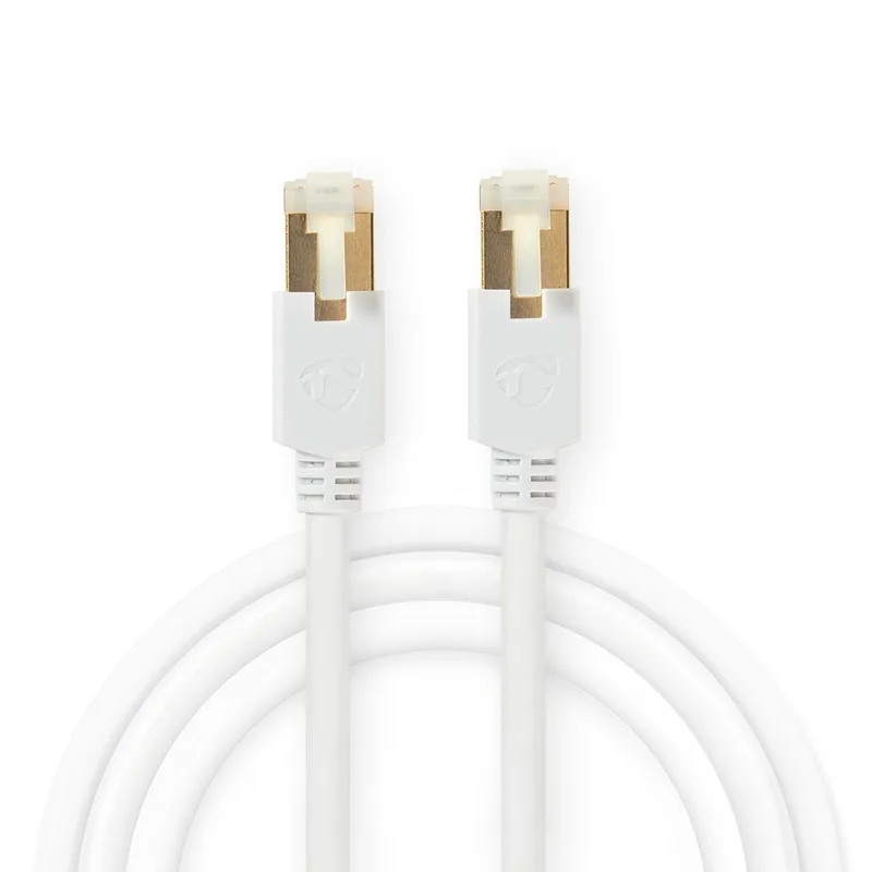 Cat 6 F/UTP-netwerkkabel | RJ45 (8P8C) male - RJ45 (8P8C) male | 10,0 m | Wit från Nedis – produktbild