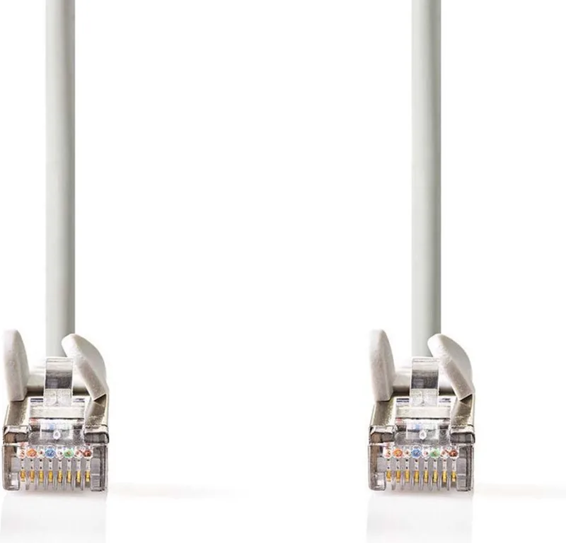 CAT5e-Kabel | S/UTP | RJ45 Male | RJ45 Male | 1.00 m | Rond | LSZH / PVC | Polybag de Nedis en Gris – photo produit