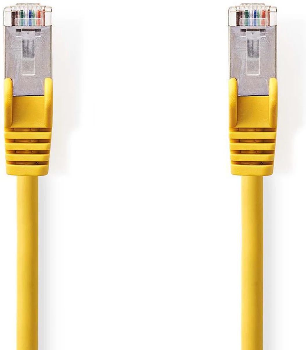 CAT5e-Kabel | SF/UTP | RJ45 Male | RJ45 Male | 30.0 m | Rond | PVC | Polybag de Nedis en Jaune – photo produit