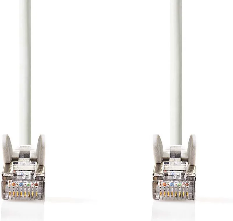CAT5e Netwerkkabel - SF/UTP - RJ45 Male - RJ45 Male - 15.0 m - Rond - PVC - Envelop by Nedis in White – product photo
