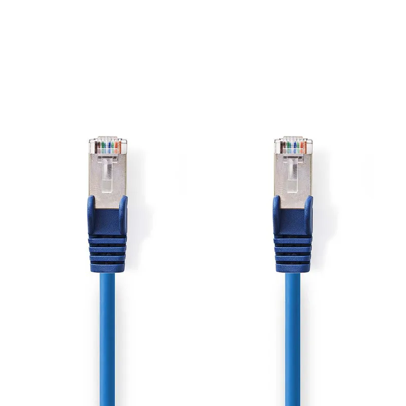 CAT5e SF/UTP-Netwerkkabel | RJ45 Male - RJ45 Male | 15 m | Blauw från Nedis – produktbild