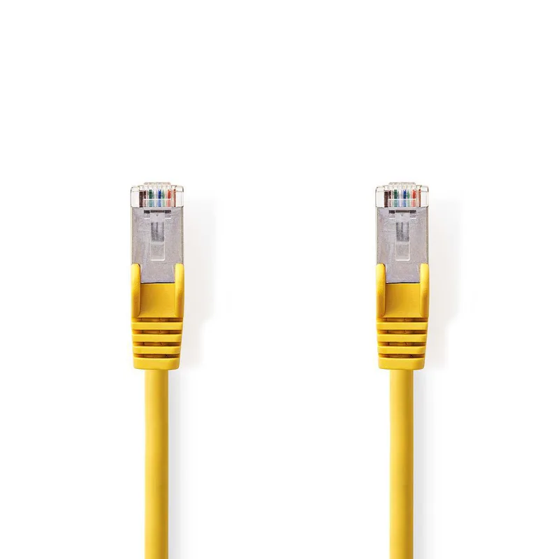 CAT5e SF/UTP-Netwerkkabel | RJ45 Male - RJ45 Male | 20 m | Geel från Nedis – produktbild