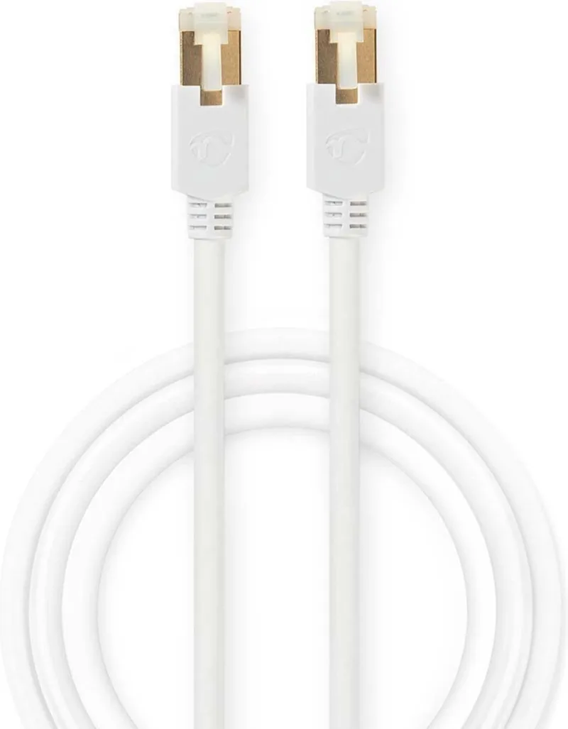 CAT6-kabel | RJ45 Male | RJ45 Male | S/FTP | 0.20 m | Rond | PVC LSZH | Wit | Window Box de Nedis en 0.20 m – photo produit