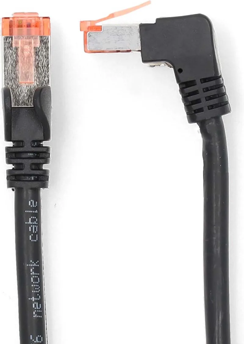 CAT6-kabel | RJ45 Male | RJ45 Male | SF/UTP | 0.50 m | Rond | LSZH / PVC | Polybag de Nedis en Noir – photo produit
