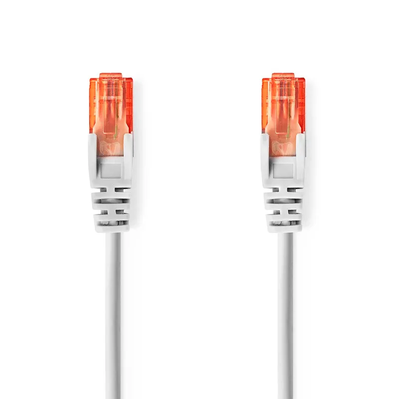 CAT6-kabel | RJ45 Male | RJ45 Male | U/UTP | 30.0 m | Rond | PVC | Grijs från Nedis – produktbild