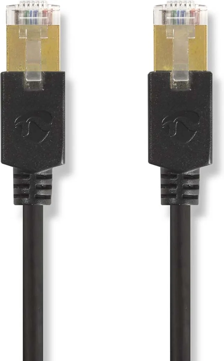 CAT6 Netwerkkabel - RJ45 Male - RJ45 Male - F/UTP - 15.0 m - Rond - LSZH / PVC - Window Box från Nedis i Antracit – produktbild