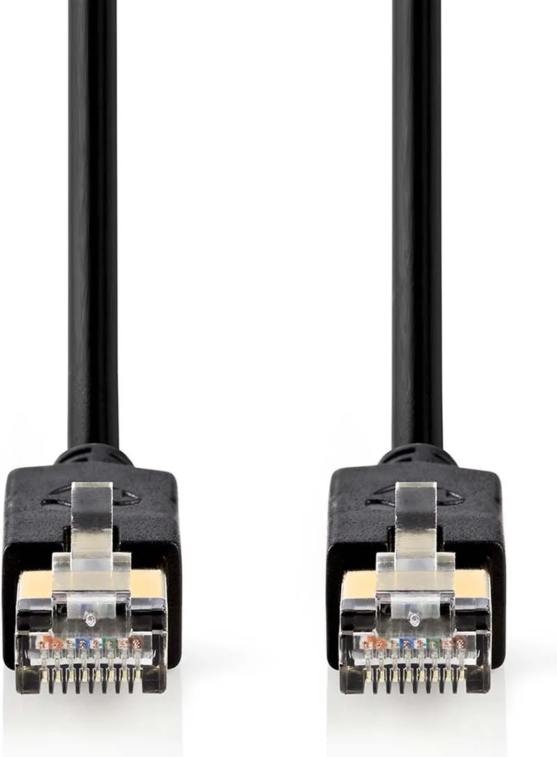 CAT6 Netwerkkabel - RJ45 Male - RJ45 Male - F/UTP - 20.0 m - Rond - LSZH / PVC - Window Box från Nedis i Antracit – produktbild
