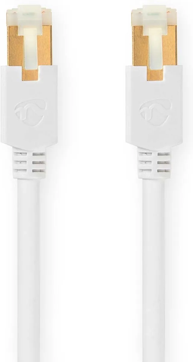 CAT6 Netwerkkabel - RJ45 Male - RJ45 Male - S/FTP - 1.00 m - Rond - LSZH - Window Box van Nedis in Wit – productfoto