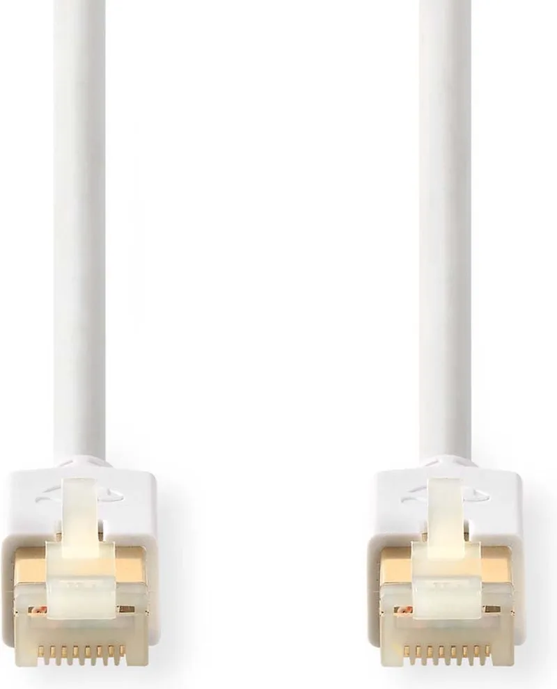 CAT6 Netwerkkabel - RJ45 Male - RJ45 Male - S/FTP - 2.00 m - Rond - LSZH / PVC - Window Box från Nedis i Vit – produktbild