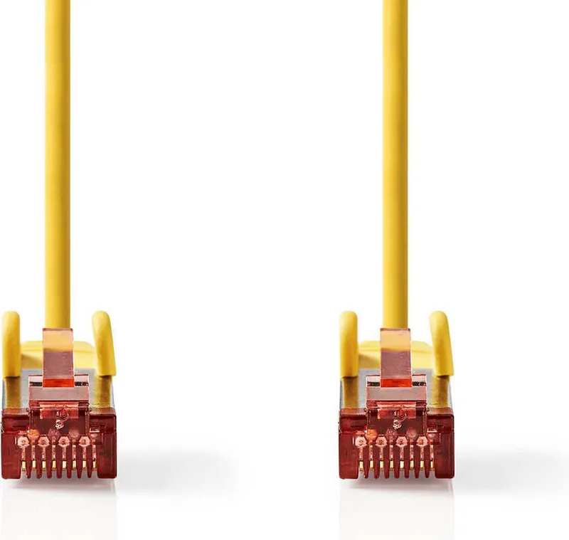 CAT6 Netwerkkabel - RJ45 Male - RJ45 Male - S/FTP - 5.00 m - Rond - LSZH - Envelop by Nedis in Yellow – product photo