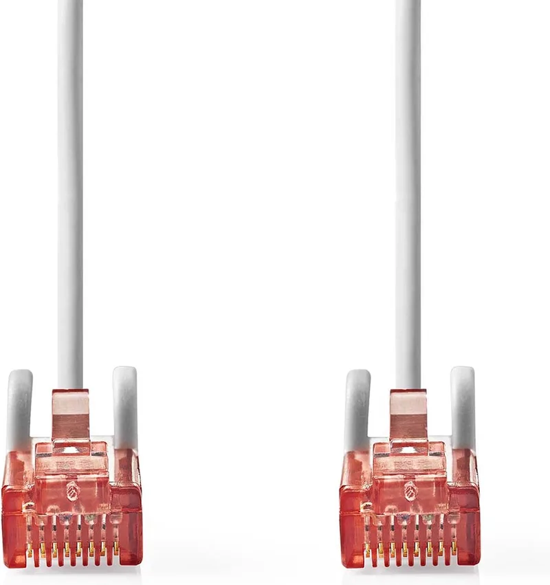 CAT6 Netwerkkabel - RJ45 Male - RJ45 Male - U/UTP - 0.25 m - Rond - PVC - Label by Nedis in Grey – product photo