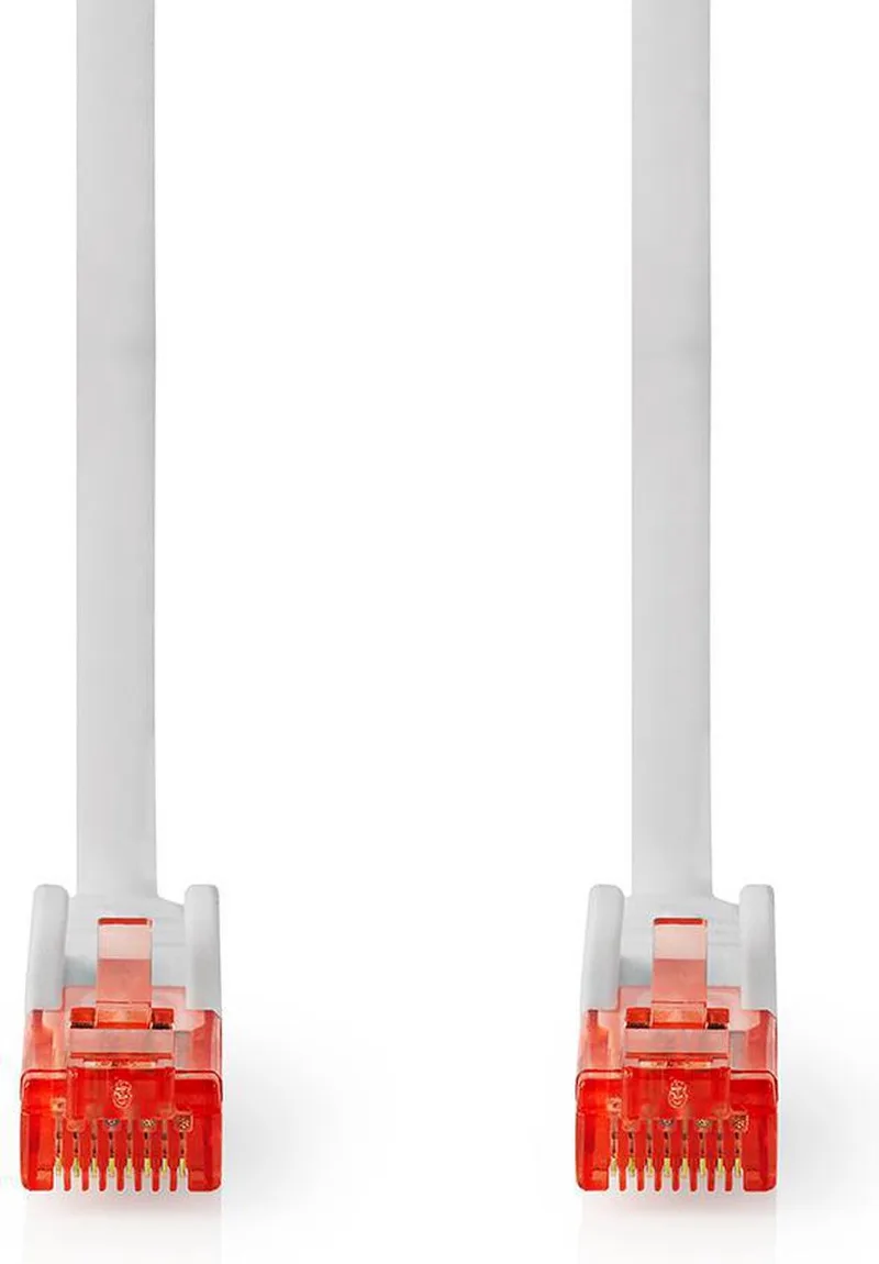 CAT6 Netwerkkabel - RJ45 Male - RJ45 Male - U/UTP - 15.0 m - Rond - PVC - Envelop van Nedis in Wit – productfoto