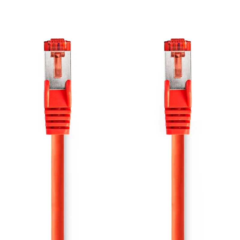 CAT6 S/FTP-Netwerkkabel | RJ45 Male - RJ45 Male | 15 m | Rood från Nedis – produktbild