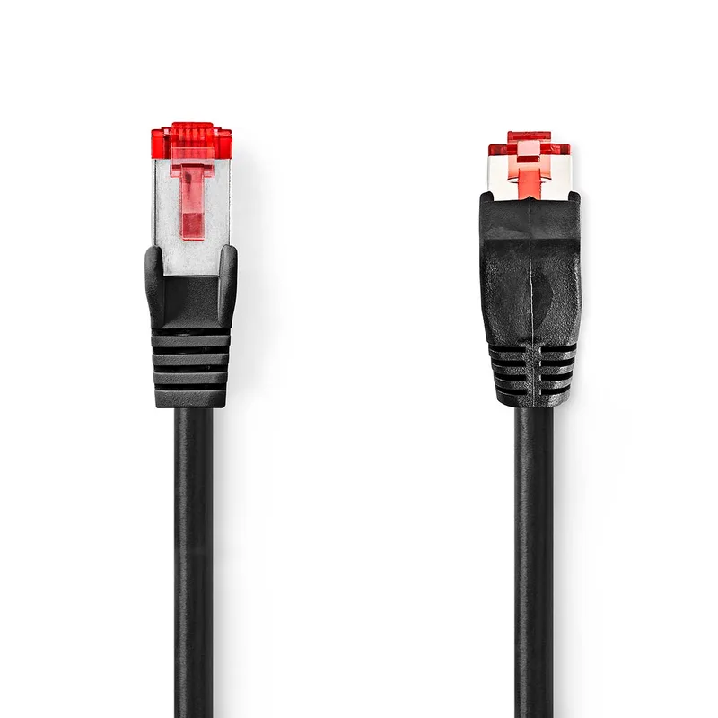 CAT6 SF/UTP-Netwerkkabel | RJ45 Male - RJ45 Male | 3,0 m | Zwart från Nedis – produktbild