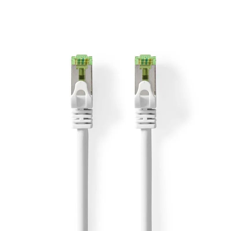 CAT7-Kabel | PiMF | RJ45 Male | RJ45 Male | 0.50 m | Rond | LSZH | Wit van Nedis – productfoto