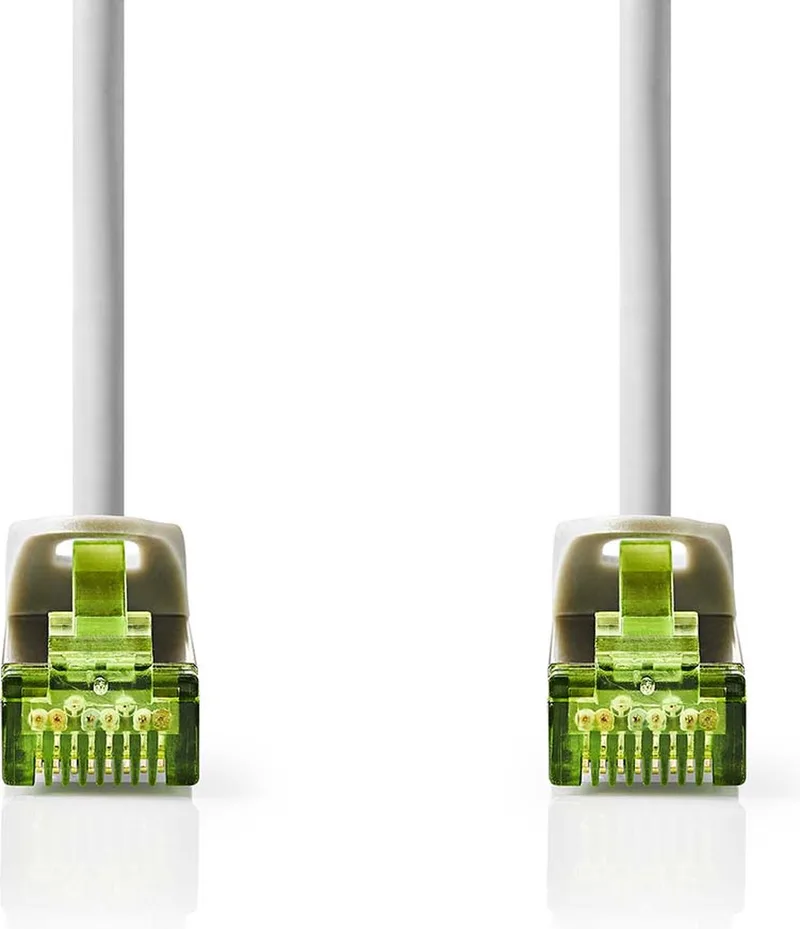 CAT7 Netwerkkabel - S/FTP - RJ45 Male - RJ45 Male - 10.0 m - Snagless - Rond - LSZH - Label by Nedis in Grey – product photo