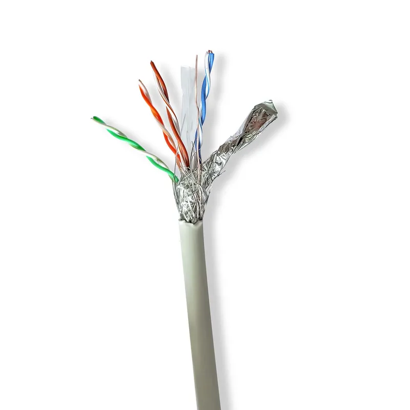 Netwerk Kabel Rol | CAT6 | Stranded | S/FTP | Koper | 100 m | Grijs by Nedis – product photo