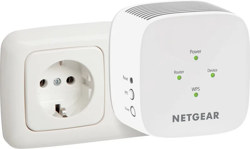 EX6110 - WiFi Repeater - Dual Band - 1200 Mbps - WiFi 5 von Netgear in Weiß – Produktfoto
