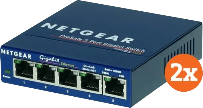 GS105 Duo Pack by Netgear – product photo