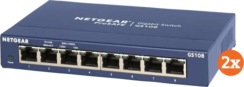 GS108 Duo Pack by Netgear – product photo