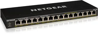 GS316P - Netwerk Switch - Unmanaged - 1 Gbps - PoE Switch - 16 poorten