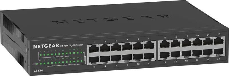 GS324 - Netwerk Switch - Unmanaged - 1 Gbps - 24 poorten de Netgear en Noir – photo produit