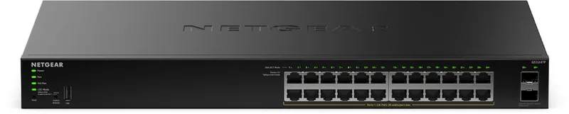 GS324TP - Netwerk Switch - Smart Managed - Gigabit - PoE+ - 24 poorten de Netgear en Noir – photo produit