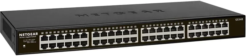 GS348-100EUS NETGEAR SOHO GS348 - Switch - unmanaged - 48 x 10/100/1000 Netwerk switch 48 poorten 1 GBit/s van Netgear – productfoto