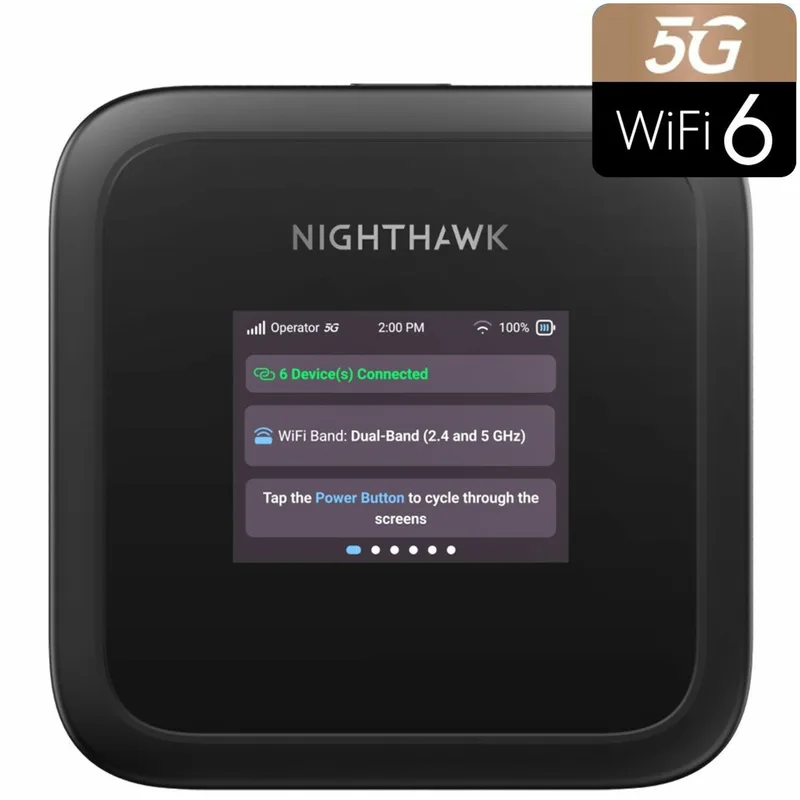 Nighthawk M3 5G Mobile Router Mi-Fi routers Zwart de Netgear – photo produit