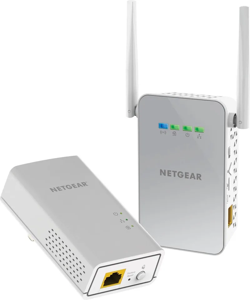 Nighthawk PLW1000 - Wifi Powerline - 2 Stuks by Netgear in White – product photo
