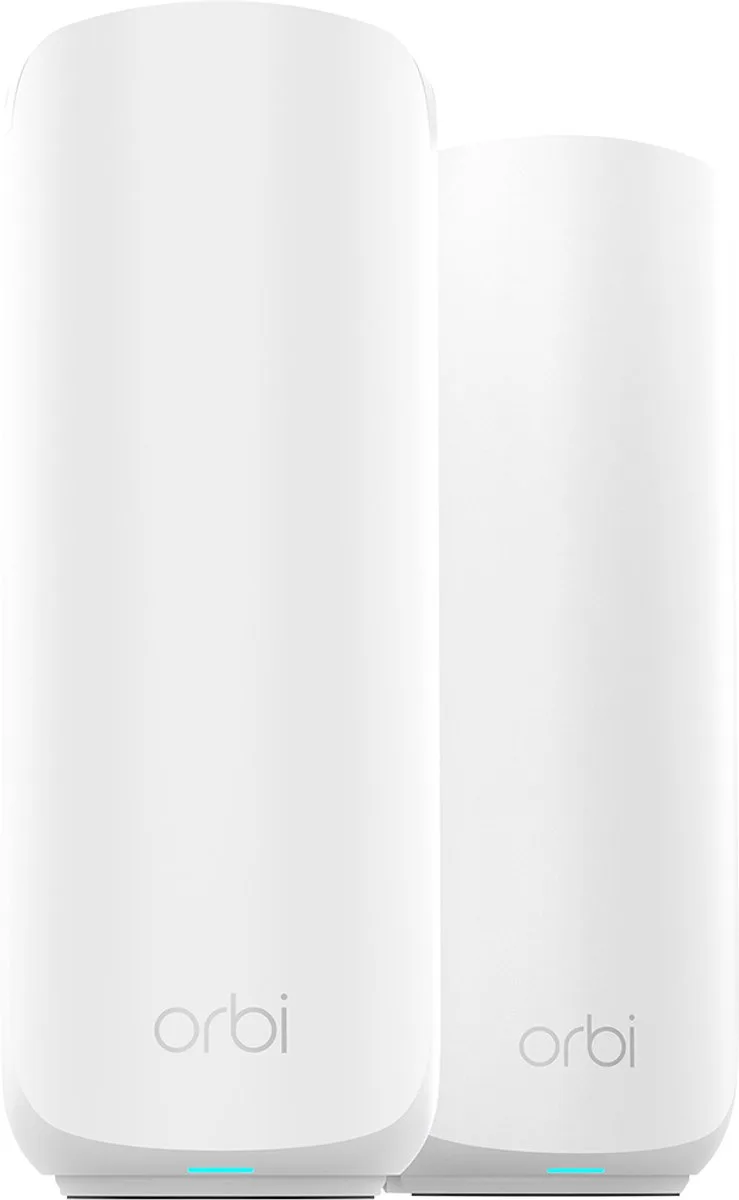 Orbi RBE372 - Mesh WiFi - WiFi Versterker - WiFi 7 - 3600 Mbps - Dual-Band - 2-Pack de Netgear en Blanc – photo produit