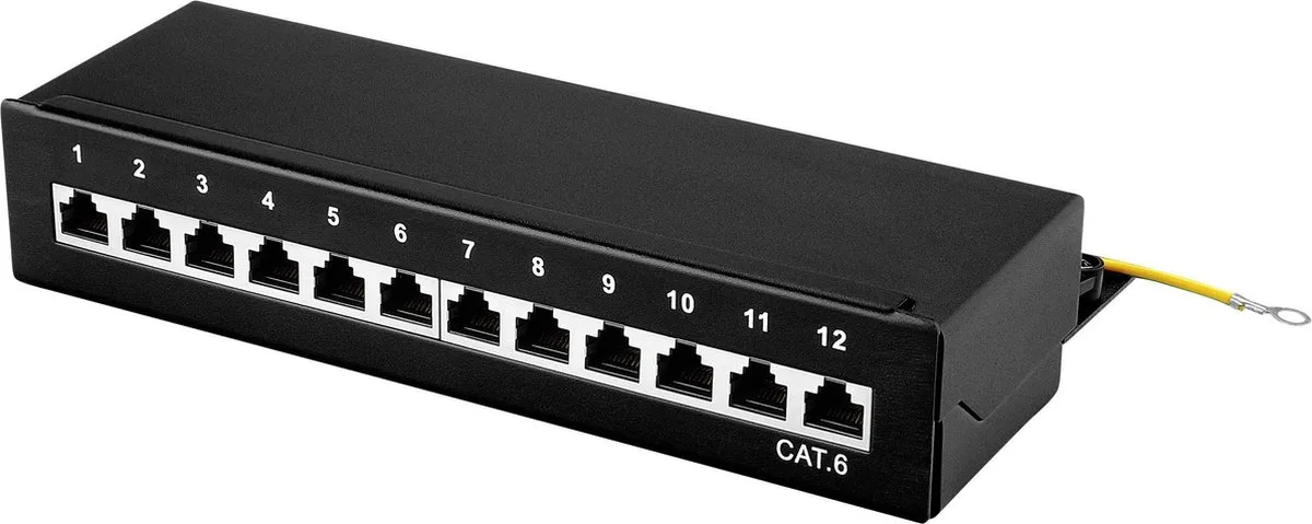 Renkforce 12 ports CAT 6 1 UH de Renkforce en Kleurloos – photo produit