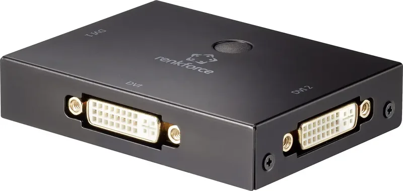 Renkforce 2 Port DVI-Switch bidirektional verwendbar Full HD 1080p @ 60 Hz van Renkforce – productfoto
