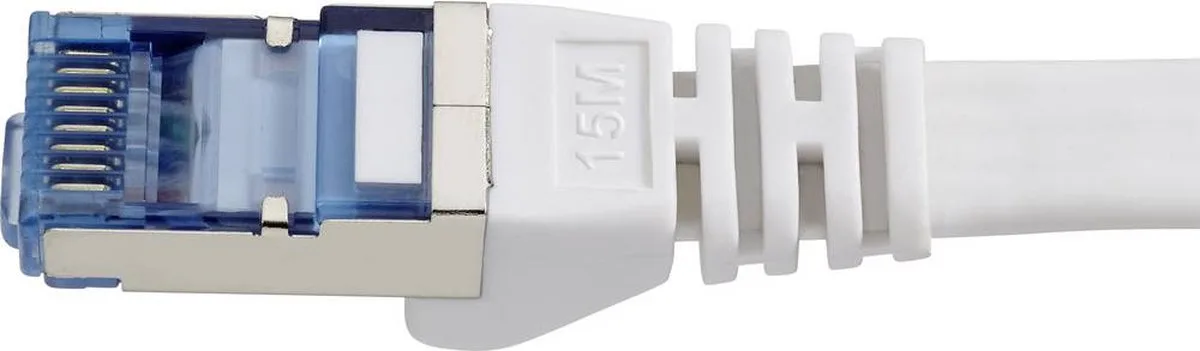 RF-4149852 RJ45 netværkskabel, patchkabel CAT 6A U/FTP 15.00 m meget fleksibel, snagless, flammehæmmende fra Renkforce i Grå – produktbillede
