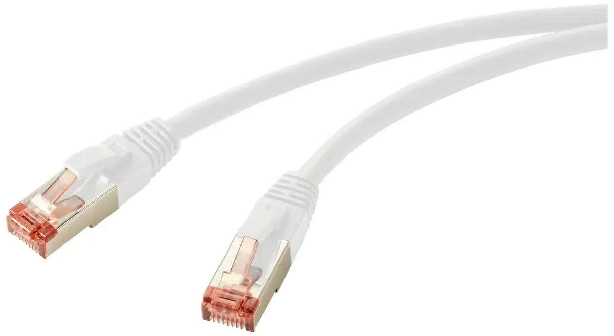 RF-5771886 RJ45 netwerkkabel, patchkabel CAT 6 S/FTP 1.50 m, halogeenvrij, 1 st. van Renkforce in Computer-grå – productfoto