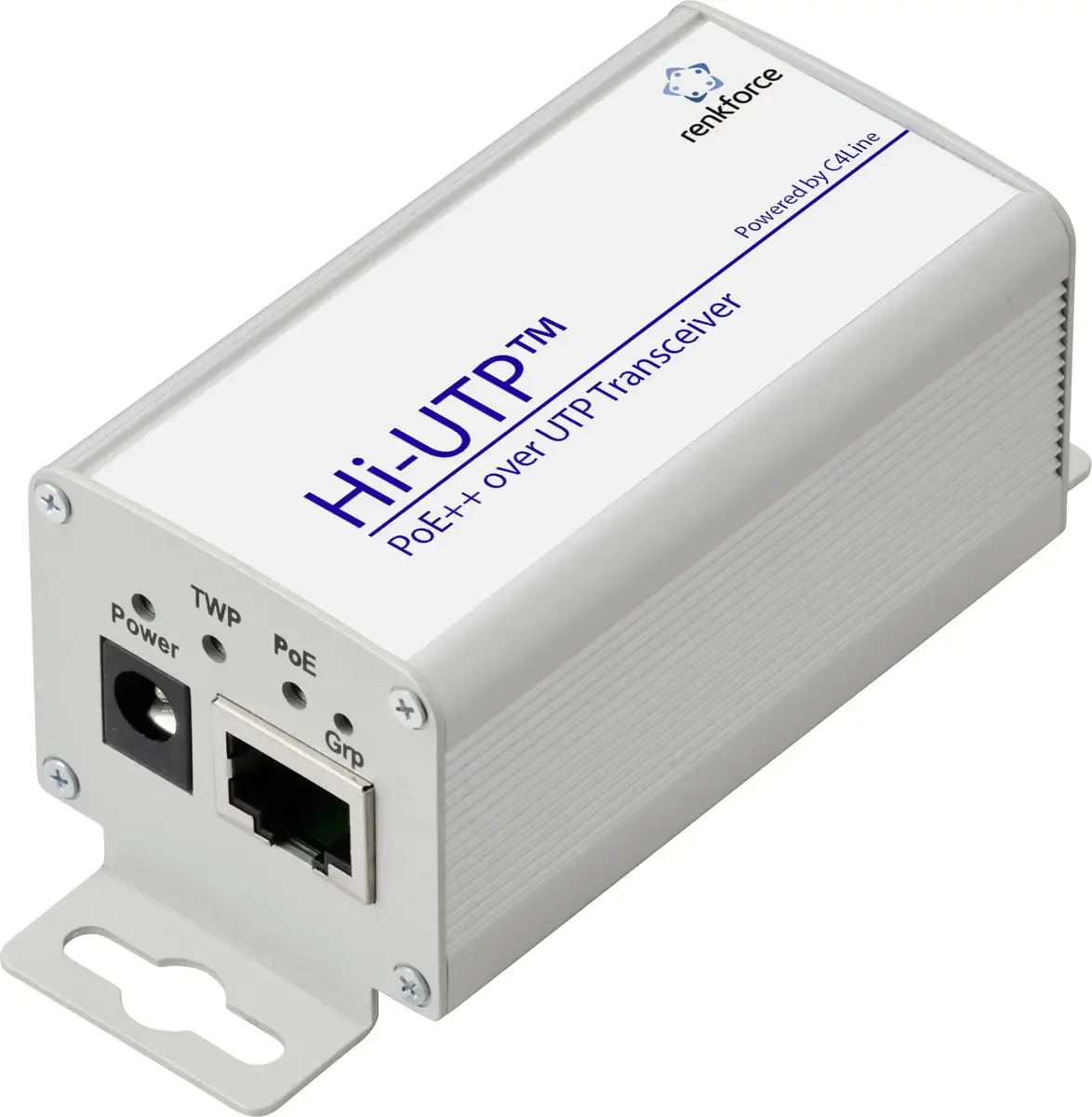 RF-6861942 netwerkverlenging, patchkabel, bereik (max.): 400 m, 1 st., 100 MBit/s, met PoE-functie van Renkforce – productfoto